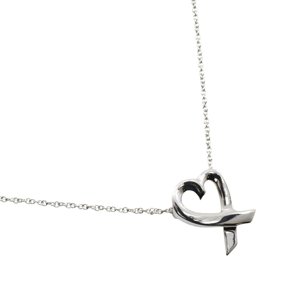 Tiffany Co Loving Heart Necklace Paloma Picasso Sterling Silver